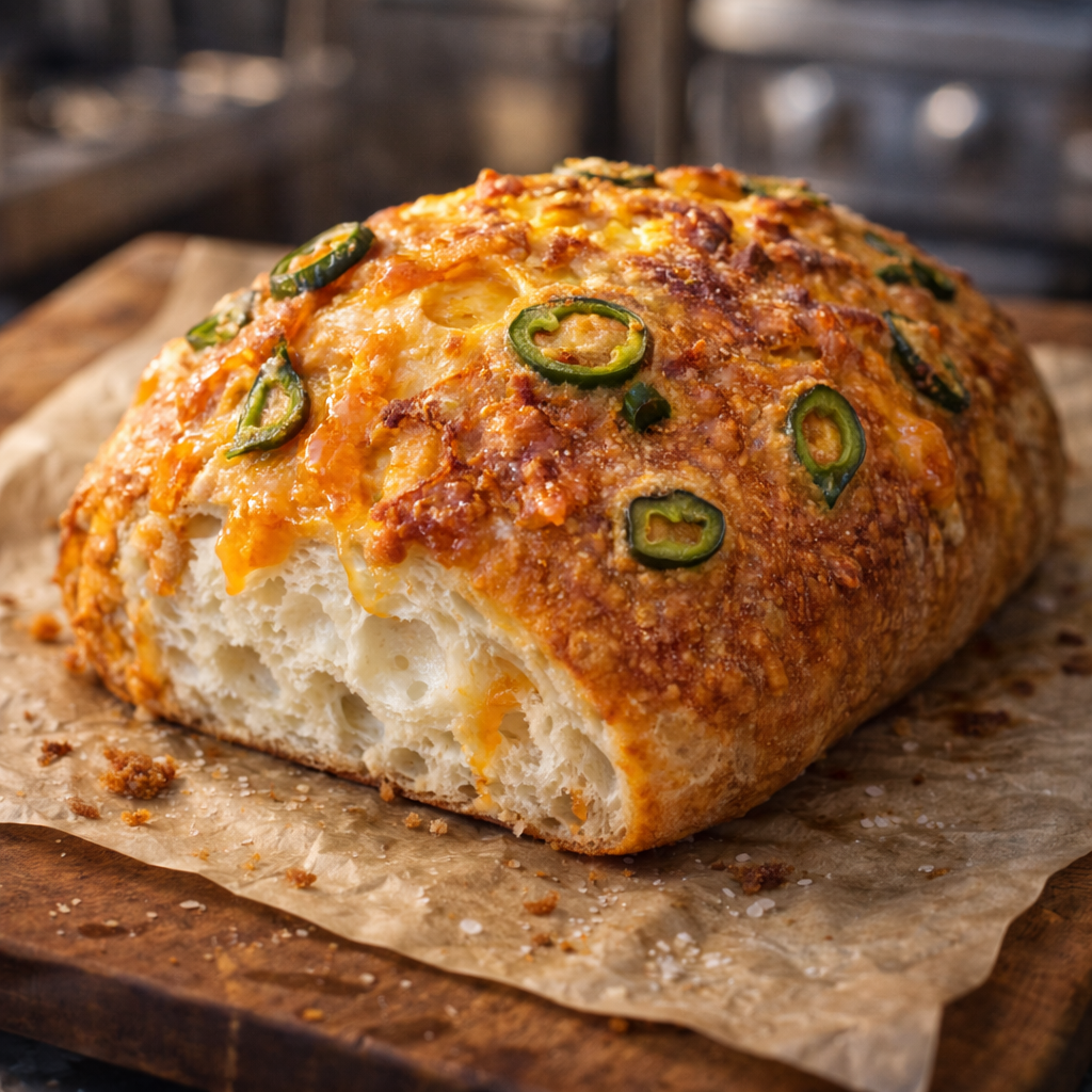 Jalapeño Sharp Cheddar Sourdough