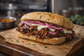 Beer Braised Short Rib Sammich
